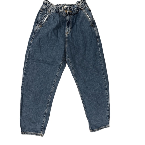 Zara Paper Bag Jeans - Picture 1 of 2